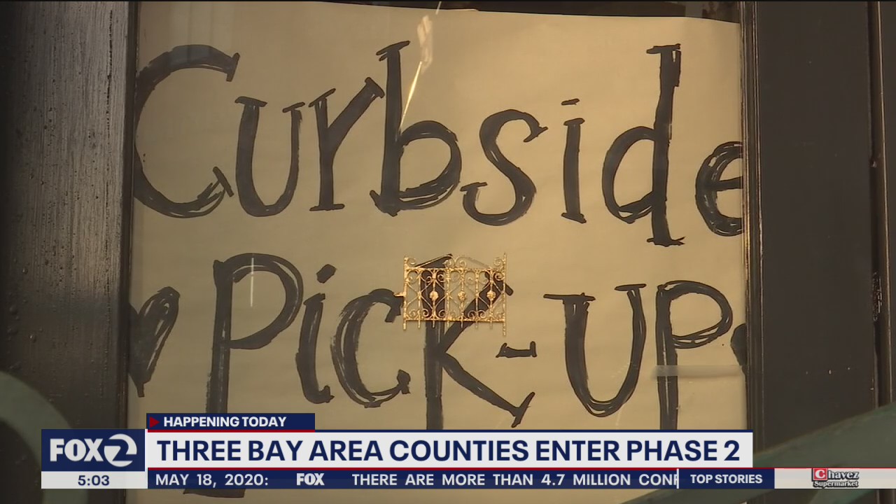 3 more Bay Area counties enter Phase 2