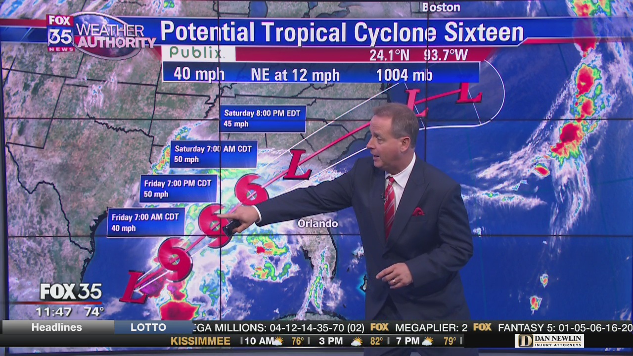 Tropical storm expected to develop in Gulf