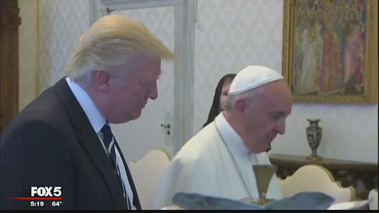 President Trump meets Pope Francis