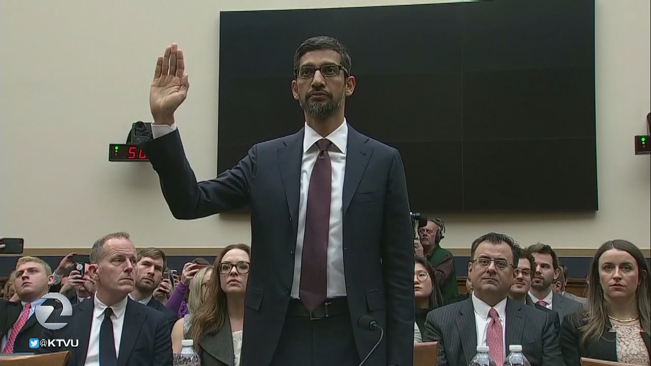 Hints of Democratic agenda as Google CEO testifies