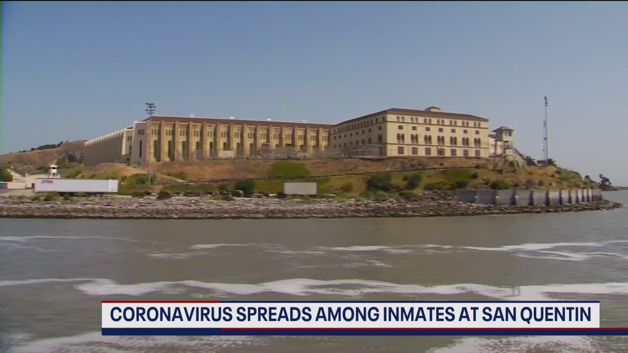 Coronavirus spreads among inmates at San Quentin