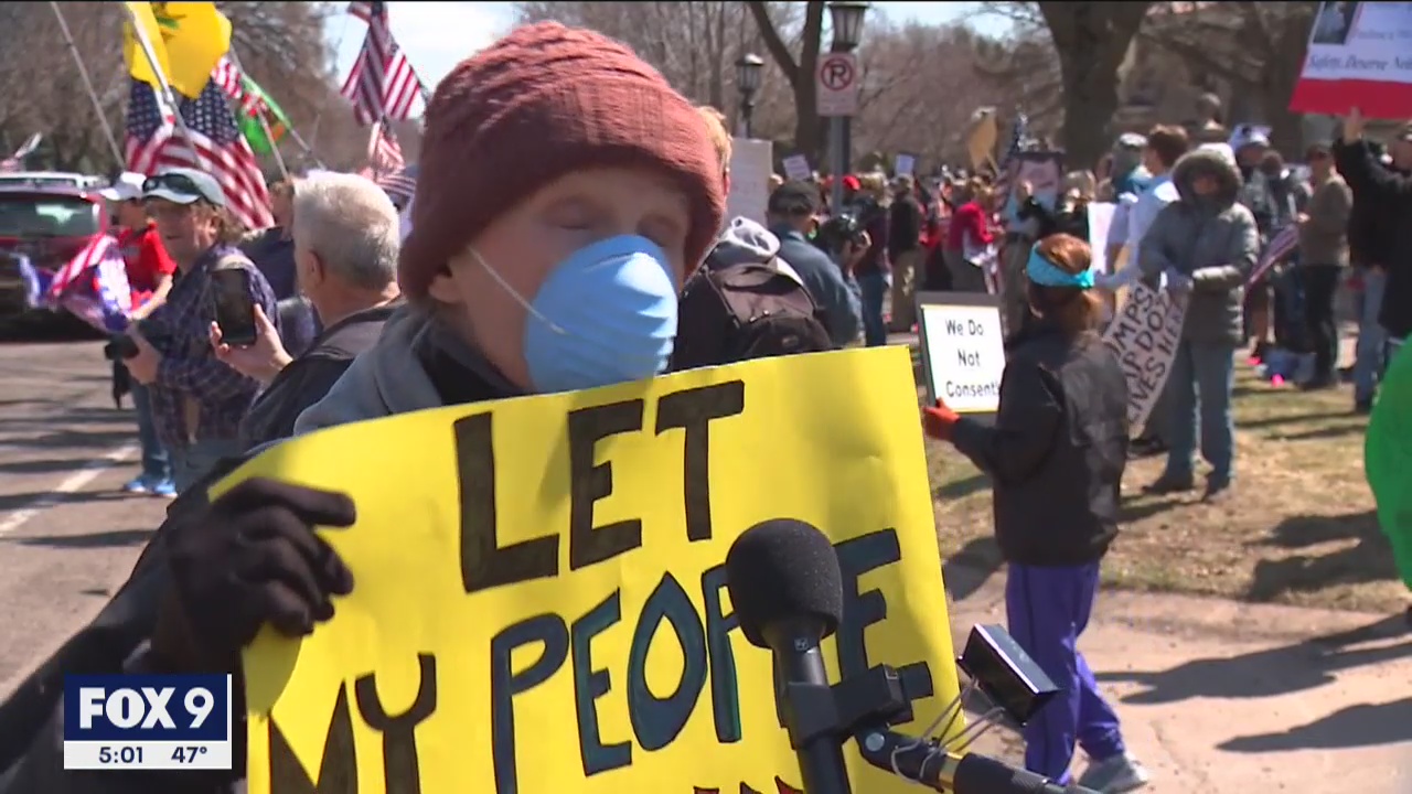 Protesters call for Minnesota to re-open as Gov. Walz warns of consequences