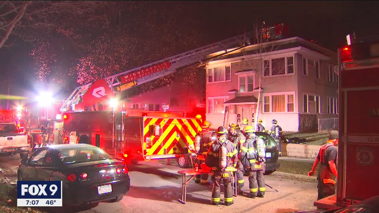 COVID-19 pandemic poses new challenges for firefighters fighting fire at Minneapolis fourplex Thursday morning