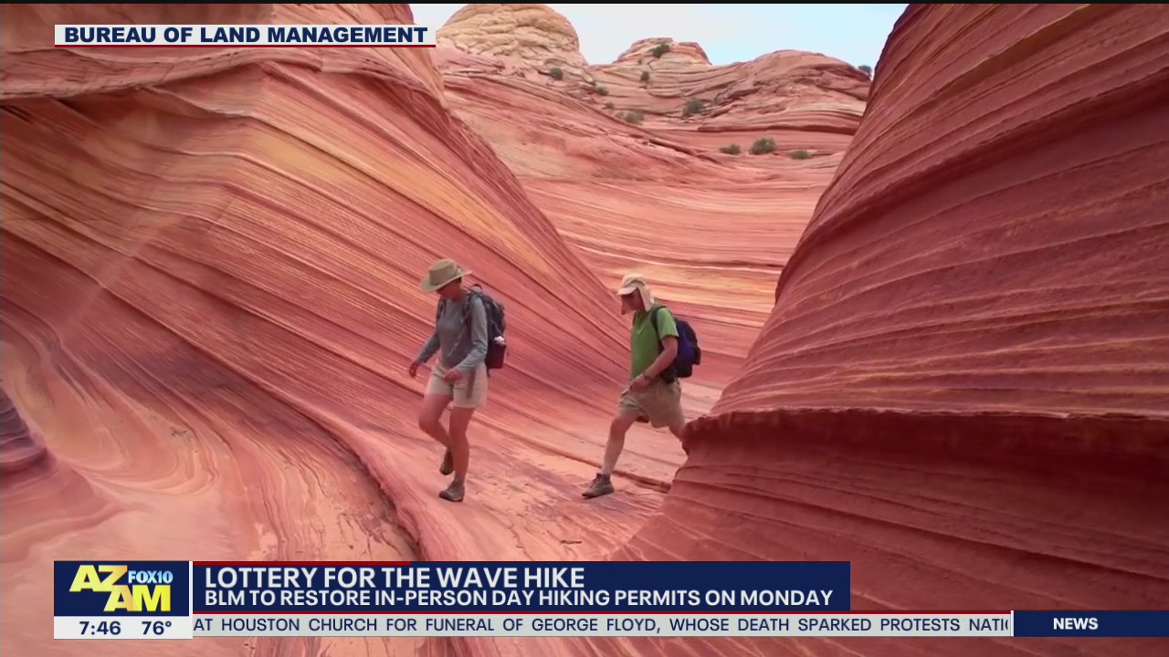 Bureau of Land Management to restore in-person day hiking permits to The Wave