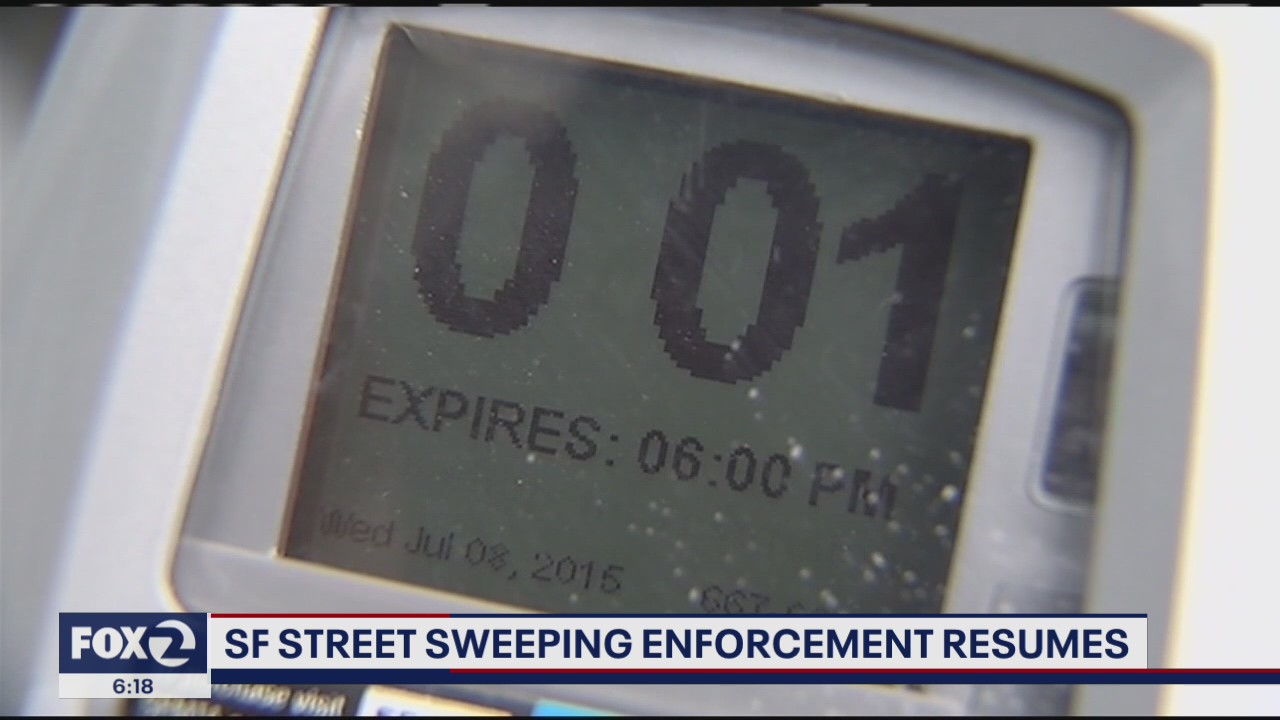 San Francisco to resume street sweeping enforcement on Wednesday