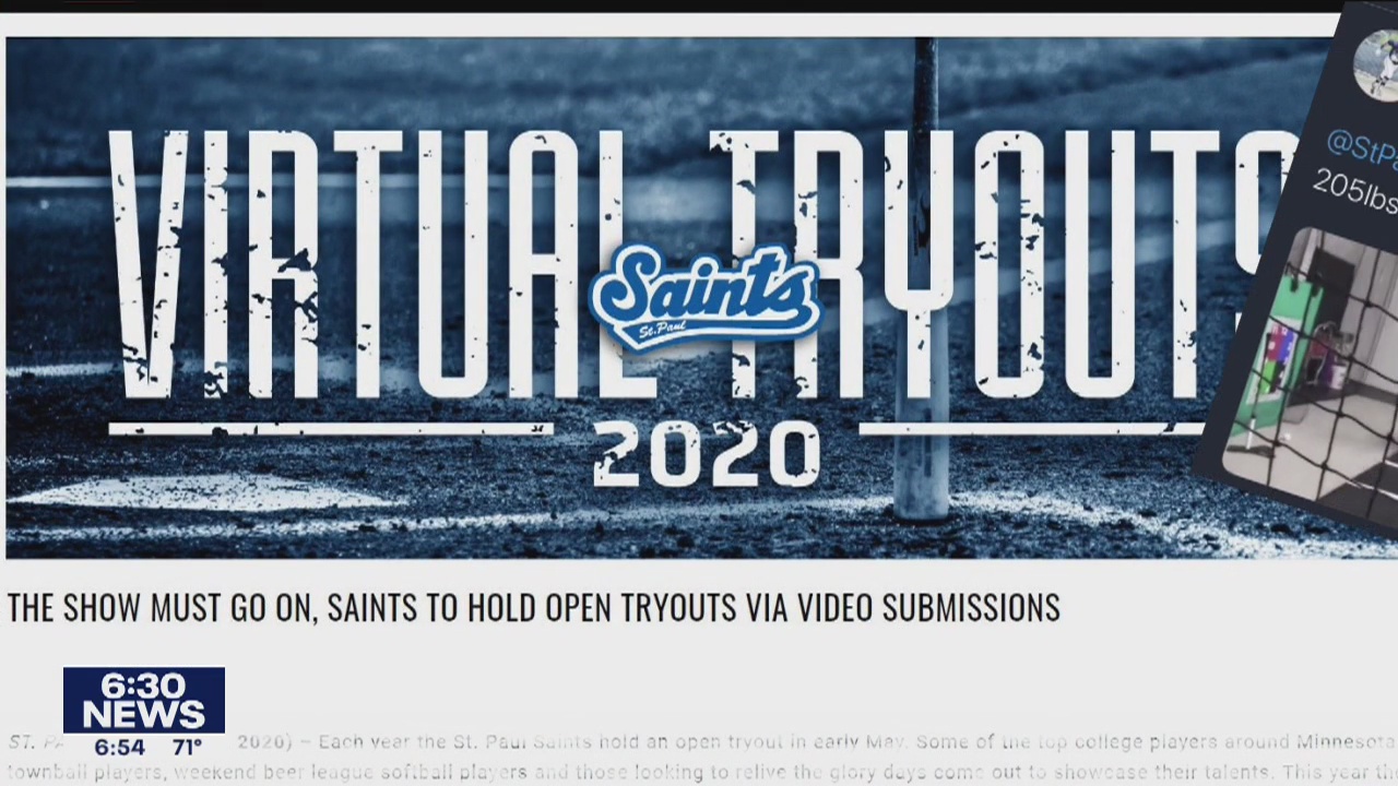St. Paul Saints to hold virtual tryouts amid COVID-19 pandemic