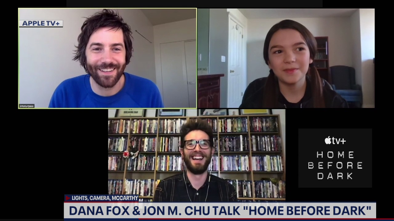 Dana Fox, Jon M. Chu talk Home Before Dark
